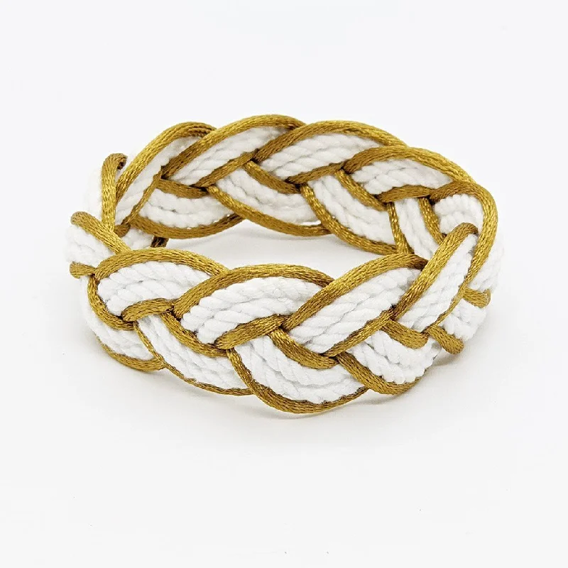 Gold Sailor Bracelet Satin Outline