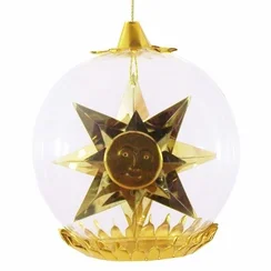 Sun Foil Ornament, gold by Resl Lenz