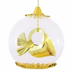 Trumpet Foil Ornament, gold by Resl Lenz