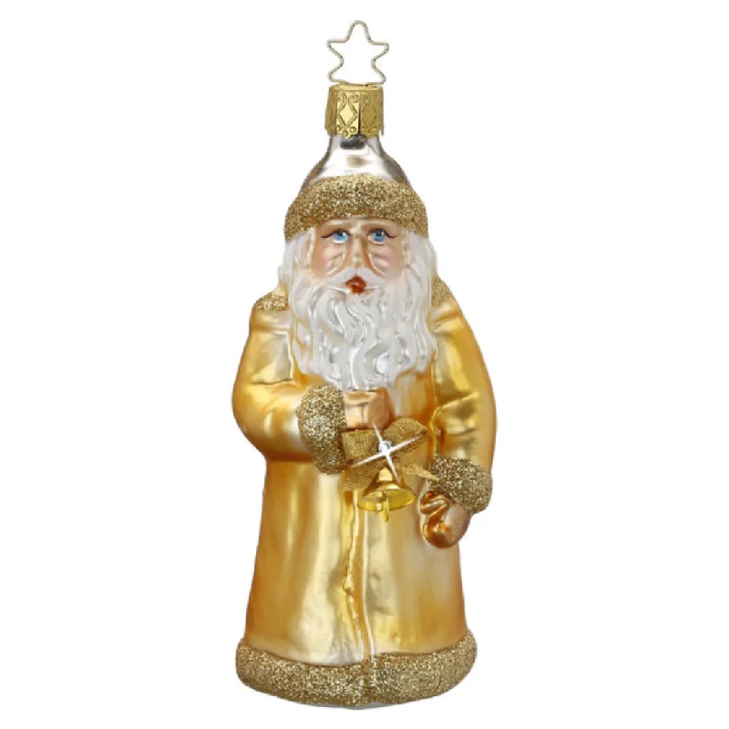 Golden Nik Ornament by Inge Glas of Germany