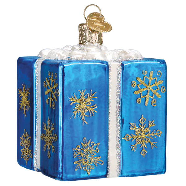 Hanukkah Gift Box Ornament - Old World Christmas