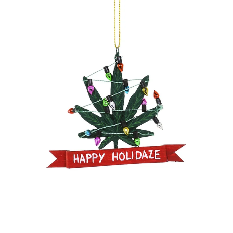 Happy Holidaze Ornament 4.25"