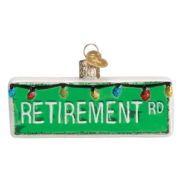 Happy Retirement Ornament - Old World Christmas