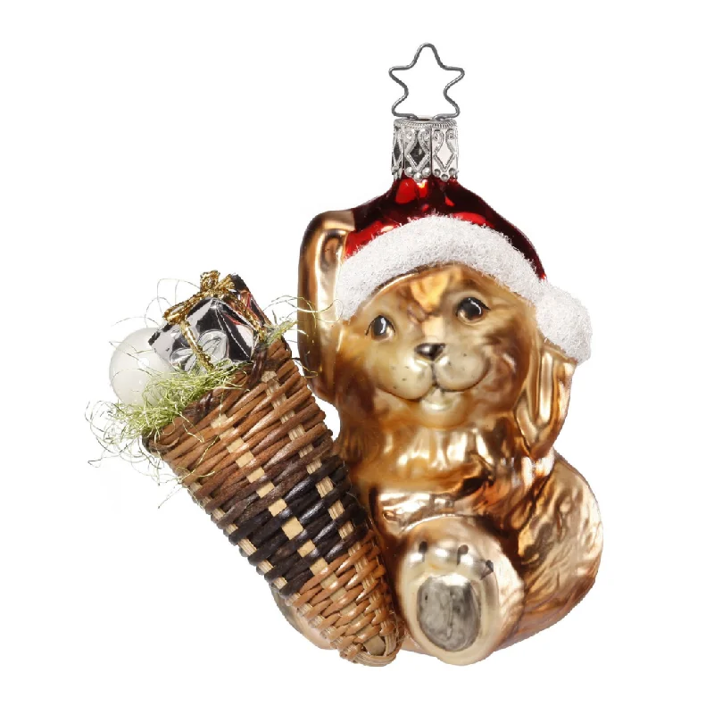 Harey Christmas Bunny Ornament by Inge Glas of Germany