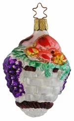 Harvest Basket Ornament by Inge Glas of Germany