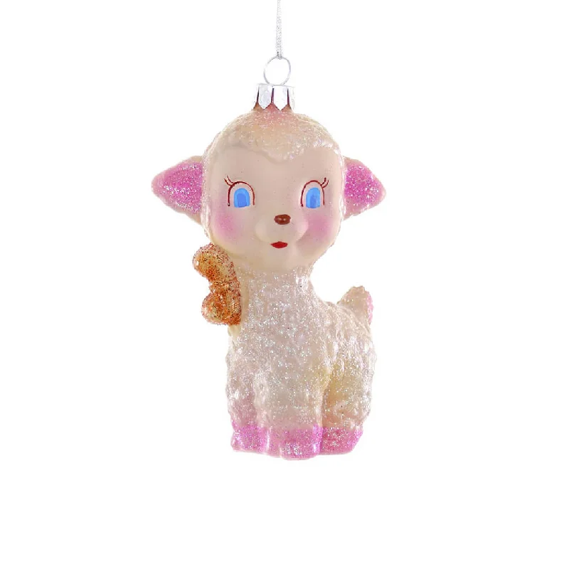 Kitschy Little Lamb Ornament 3.5"