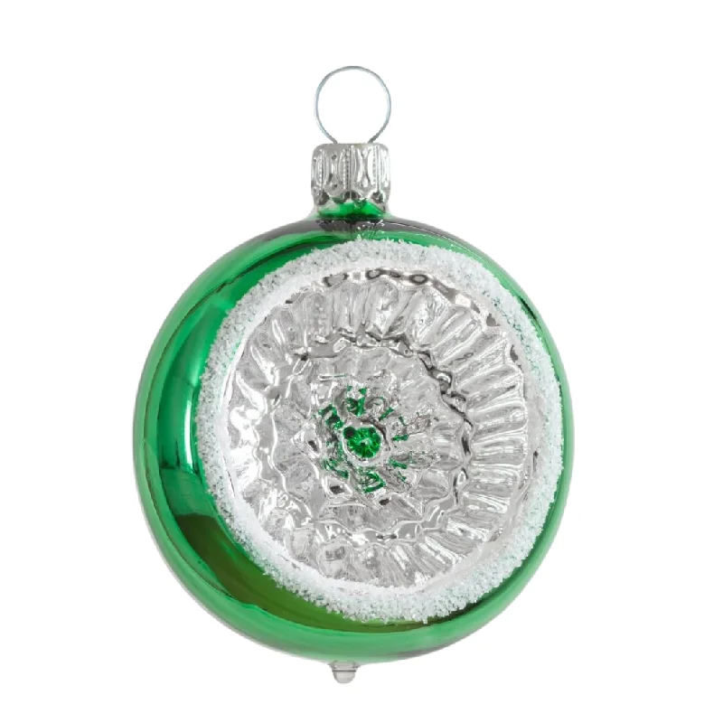 Reflector, 8cm, green by Glas Bartholmes