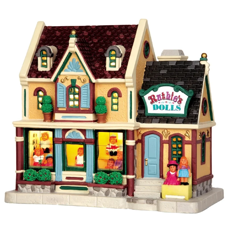 Lemax Caddington Village Lighted Building: Ruthie's Dolls #45709