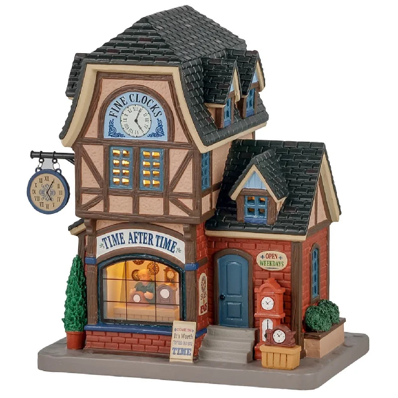 Lemax Caddington Village Lighted Building: Time After Time #15789