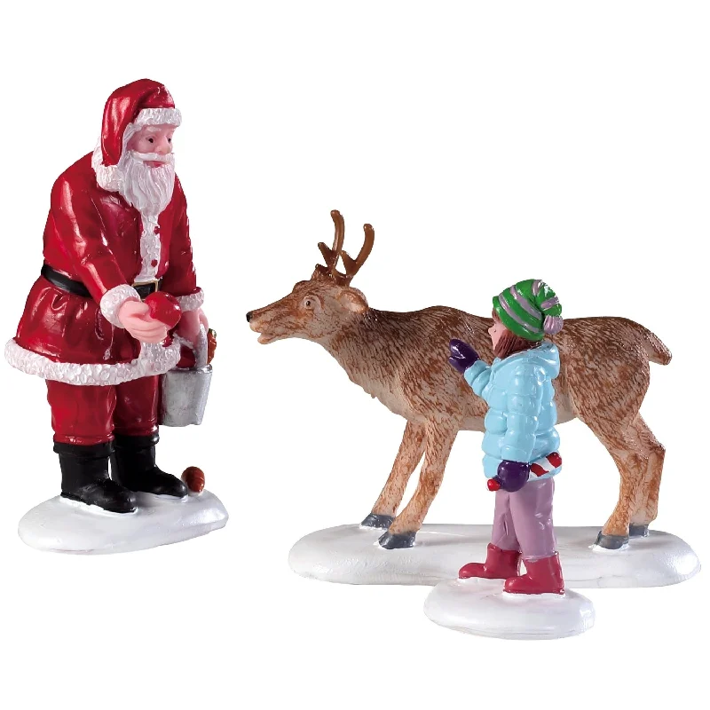 Lemax General Collectible Figurines: Reindeer Goodies, Set of 3 #92752