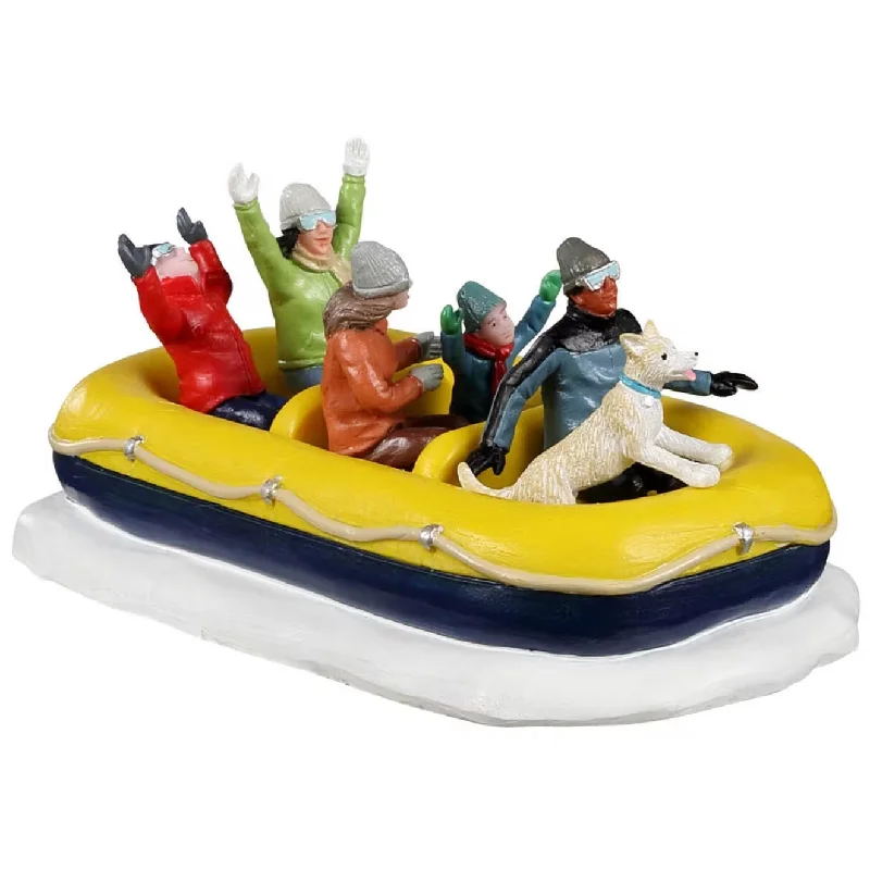 Lemax Vail Village Table Piece: Snow Rafting #23596