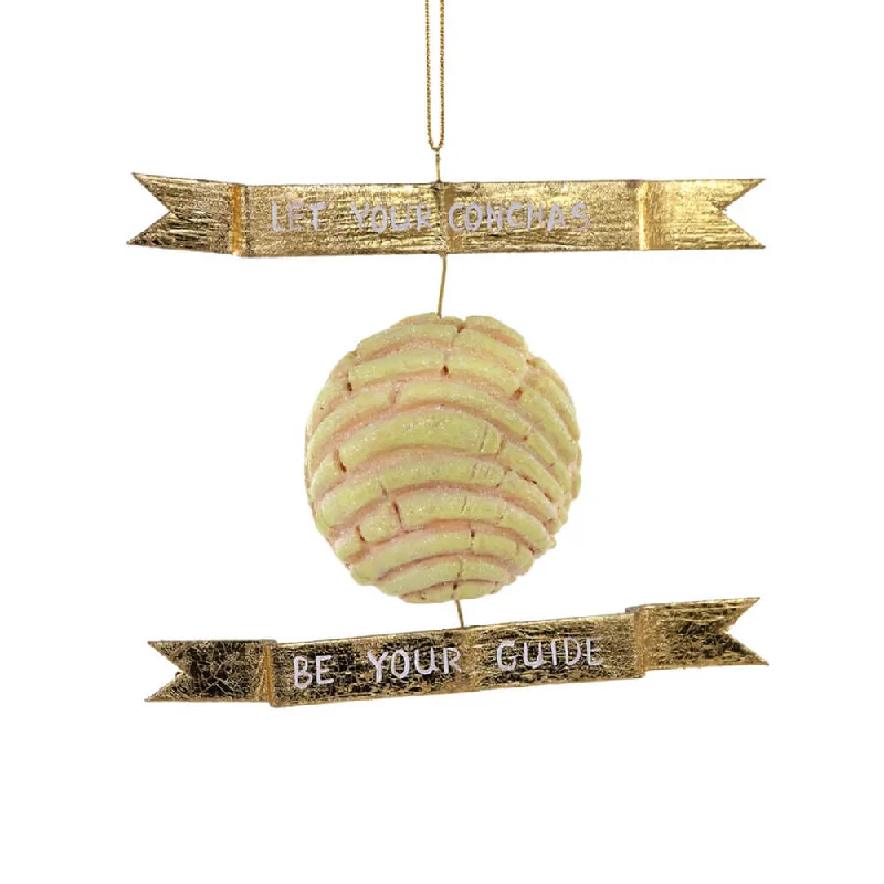 Let Your Conchas Be Your Guide Ornament 4.25"