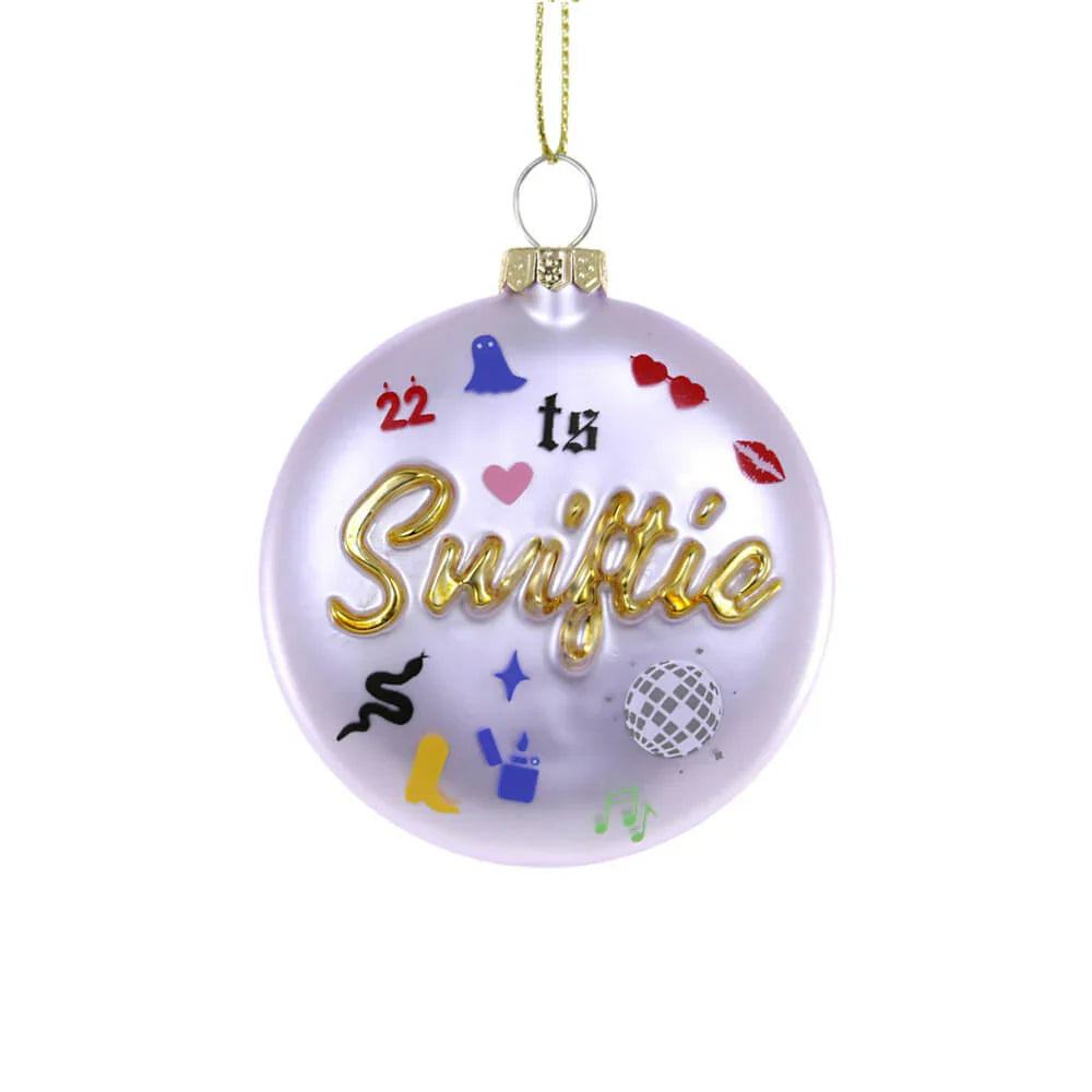 Lilac Swiftie Ornament 3"