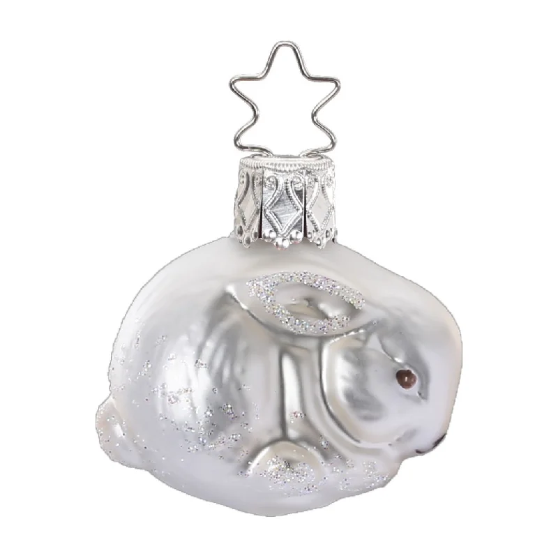 Little Snow Bunny Ornament by Inge Glas of Germany