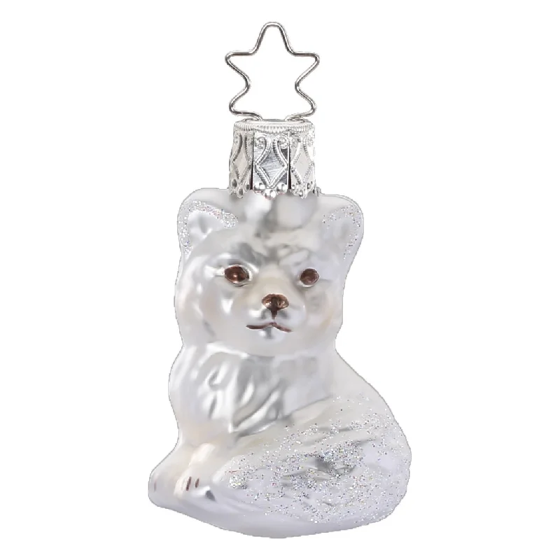 Little Snow Fox Ornament by Inge Glas of Germany