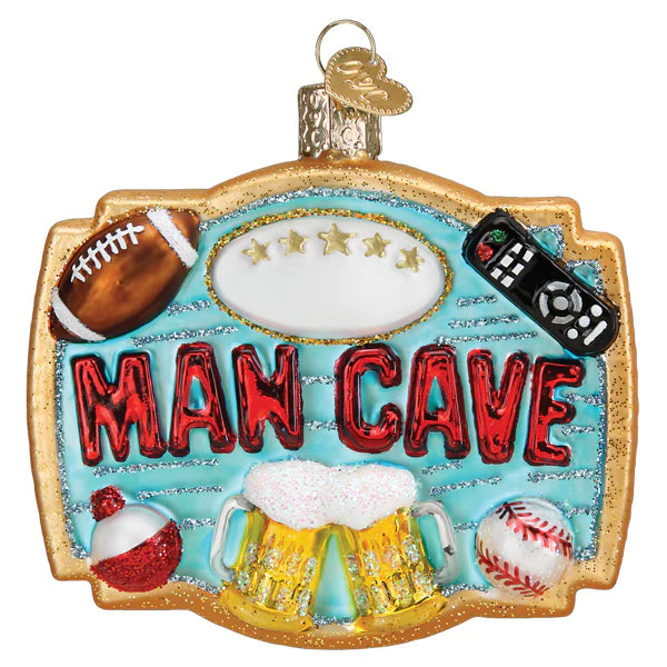 Man Cave Ornament - Old World Ornament