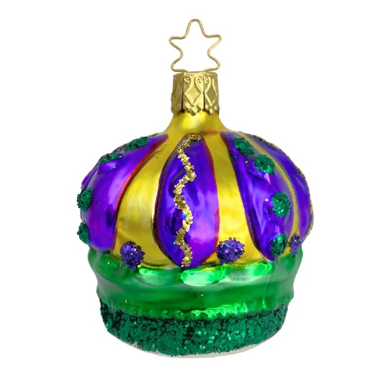 Mardi Gras Carnival Crown Ornament by Inge Glas of Germany