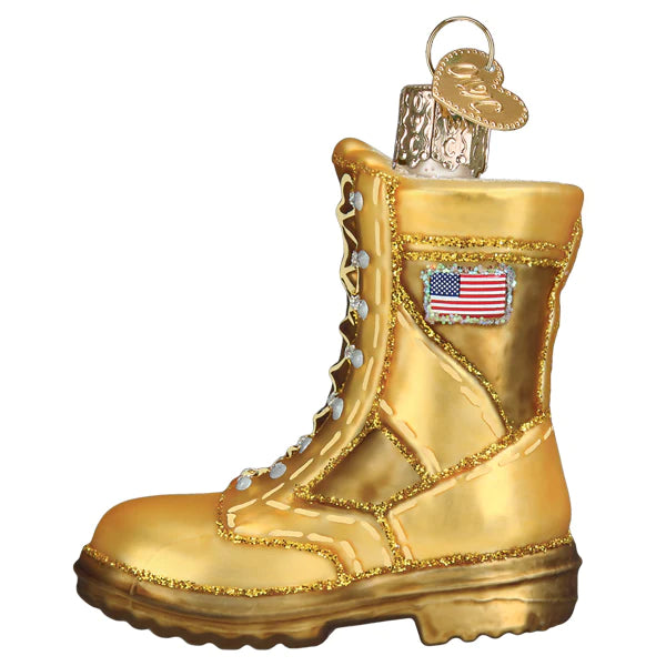 Military Boot Ornament - Old World Christmas