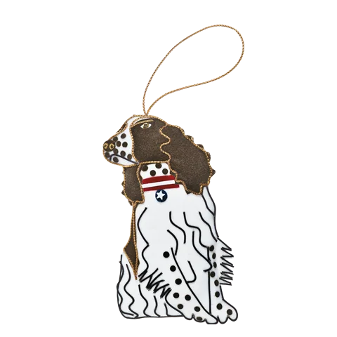 Millie the Springer Spaniel Ornament