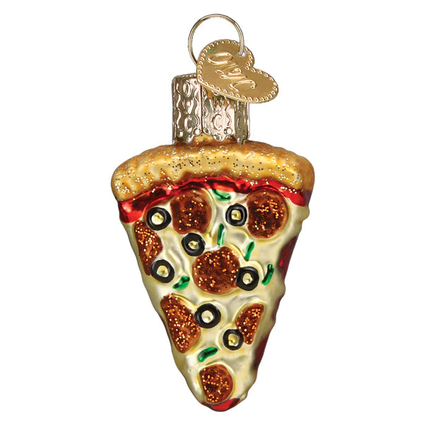 Mini Pizza Slice Ornament - Old World Christmas