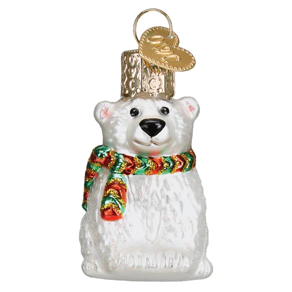 Mini Polar Bear Ornament - Old World Christmas