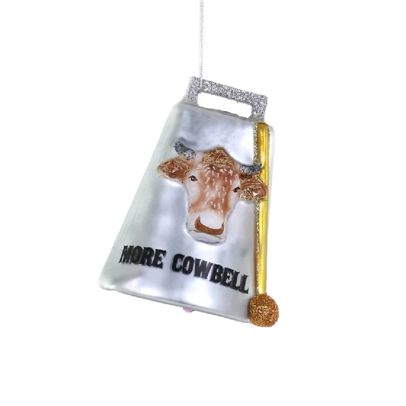 PRESALE: More Cowbell Ornament 3.75"