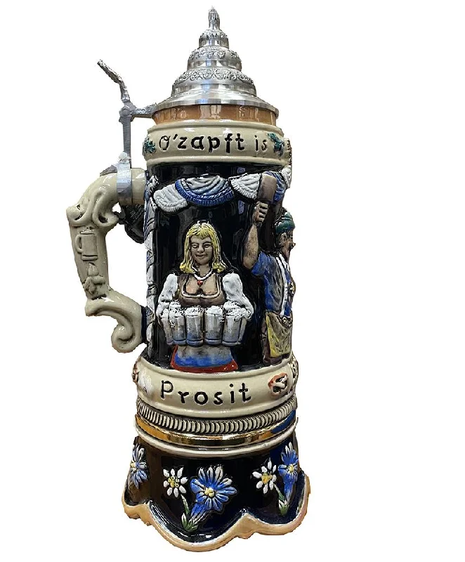 Oktoberfest Stein with Built-In Music Box by King Werk GmbH and Co