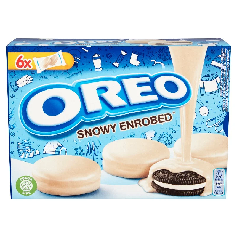 Oreo Snowy Enrobed Biscuit (6pk) 246g