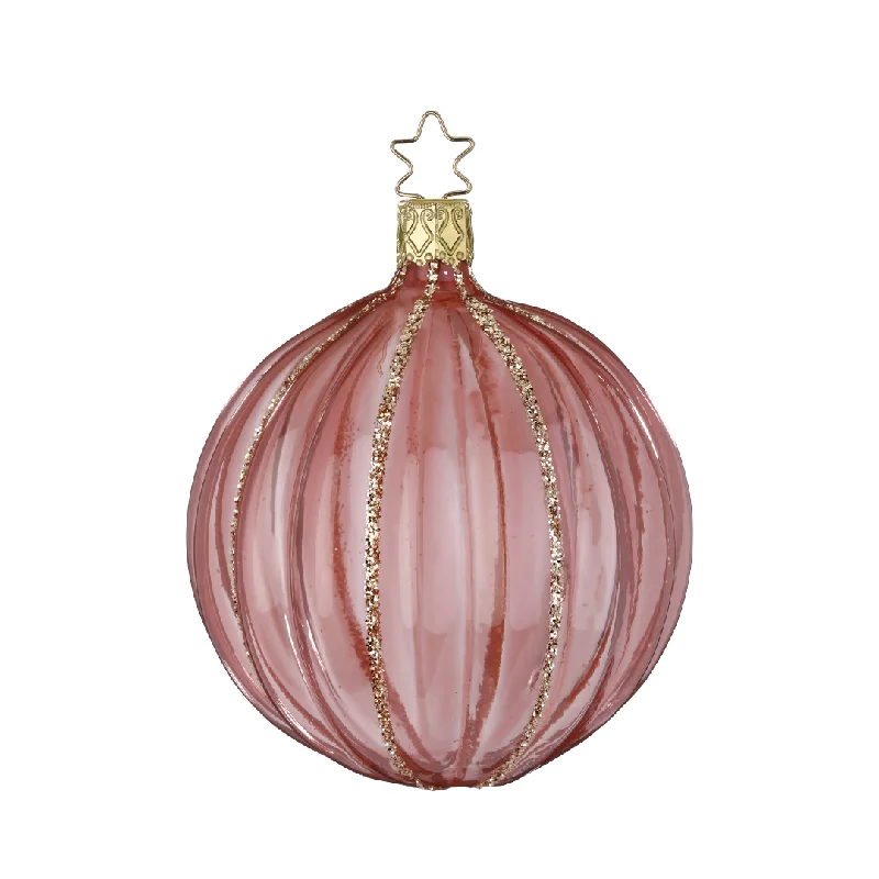 Phantasy Ball, pink, 3.8" by Inge Glas of Germany