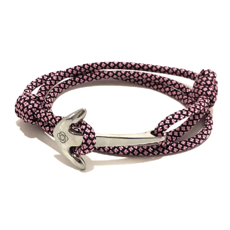 Pink  Diamond Adjustable Anchor Wrap Use as a Bracelet,Anklet,or Necklace 326