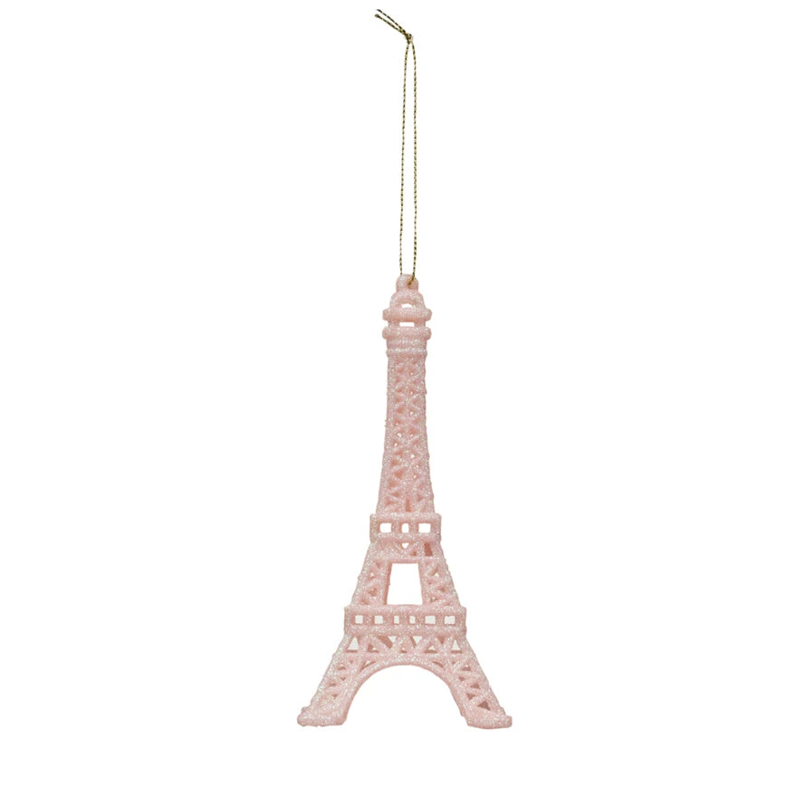 Pink Eiffel Tower Ornament