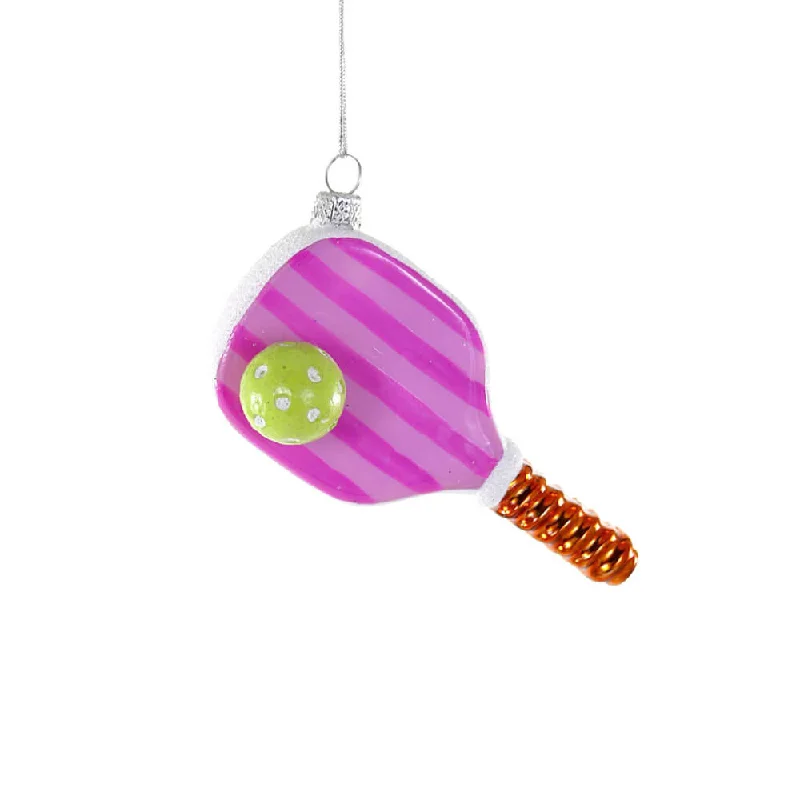 Pink Pickleball Ornament 3.75"