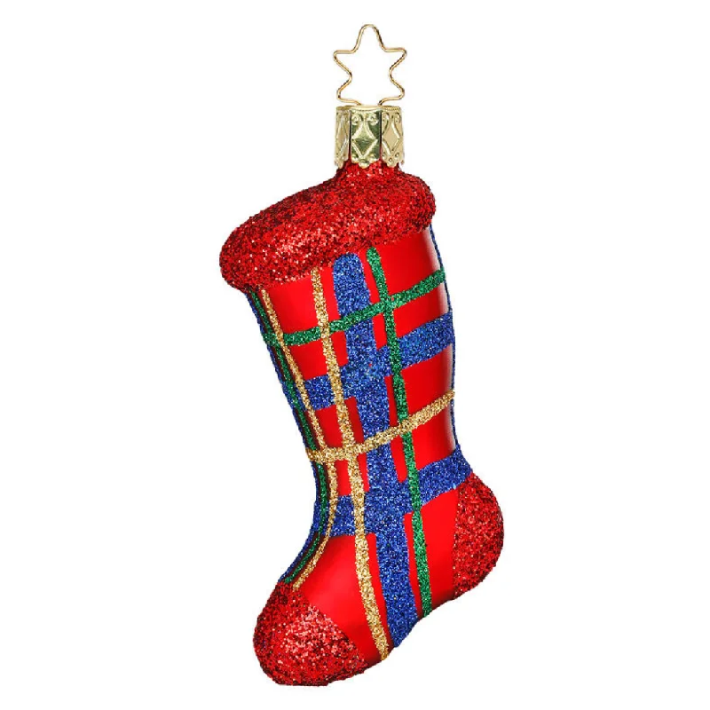 Plaid Stocking by Inge Glas of Germany