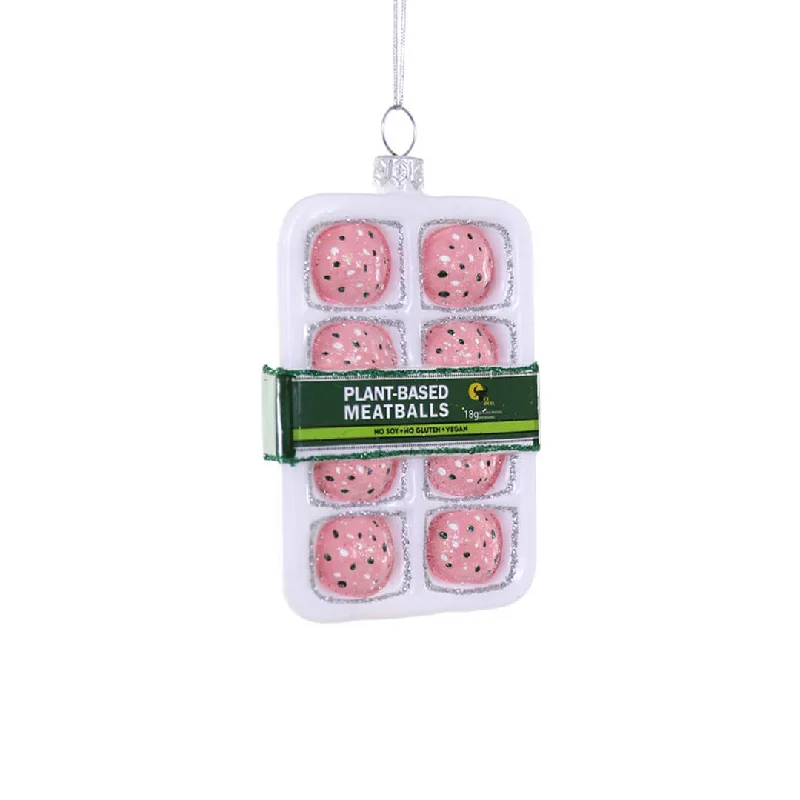 Plant Based Meatballs Ornament 3.5"