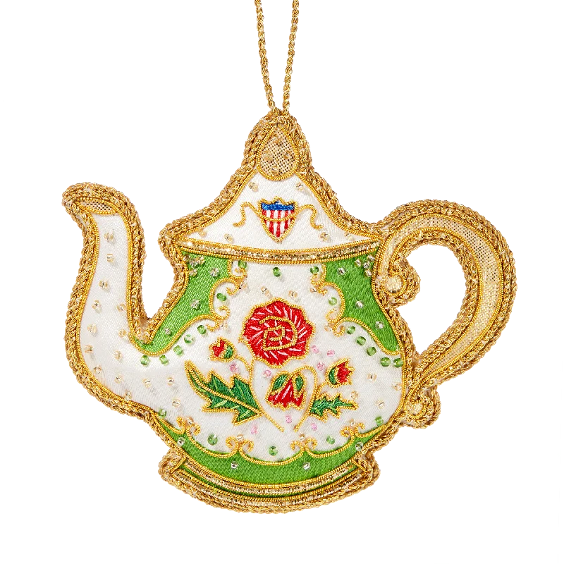 Polk China Teapot Ornament