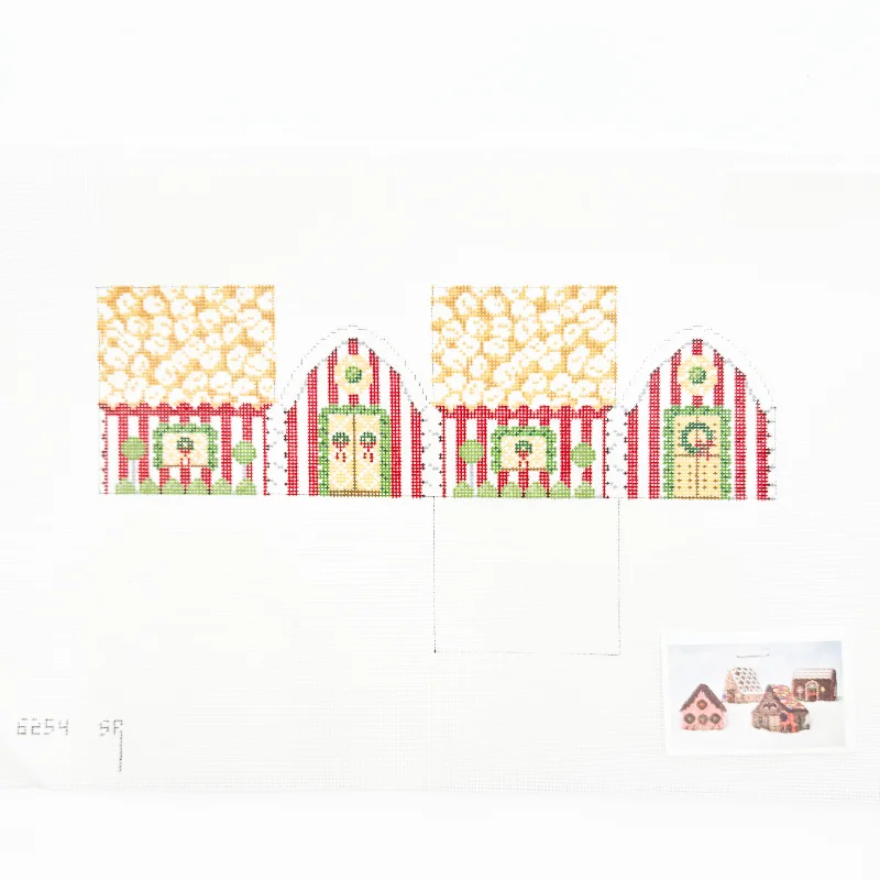 Popcorn Roof 3D Gingerbread House