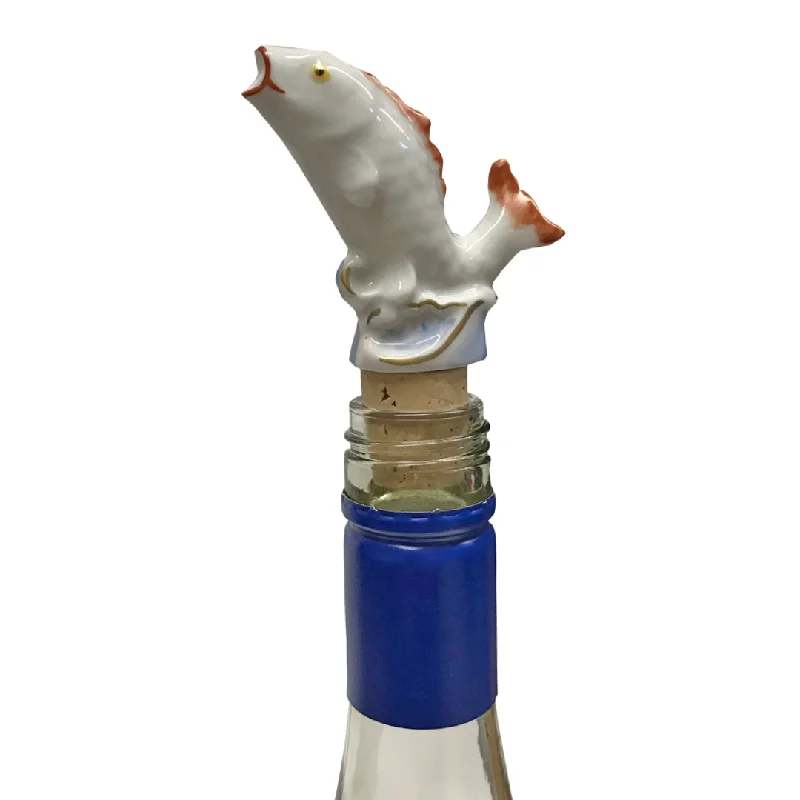 Porcelain Fish wine stopperby Lindner Porcelain