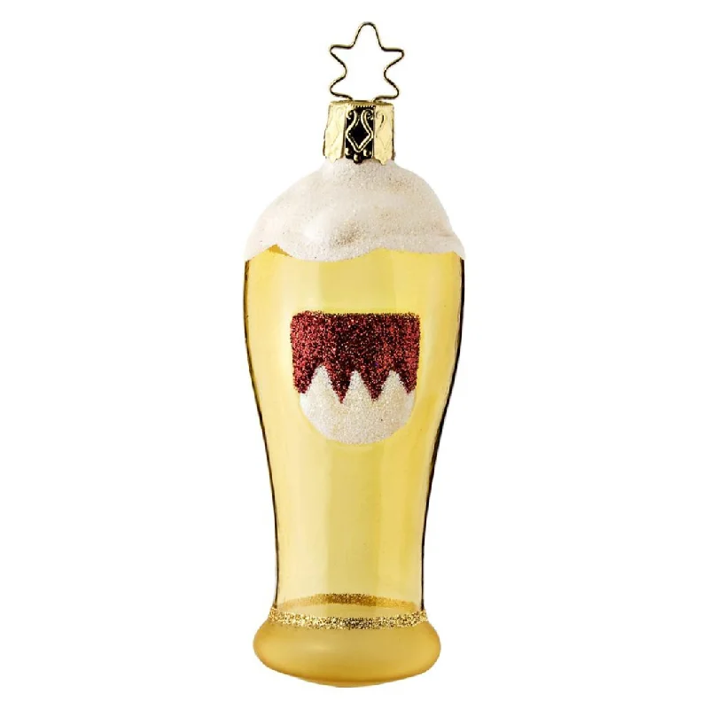 Prost! Beer Glass Ornament by Inge Glas of Germany