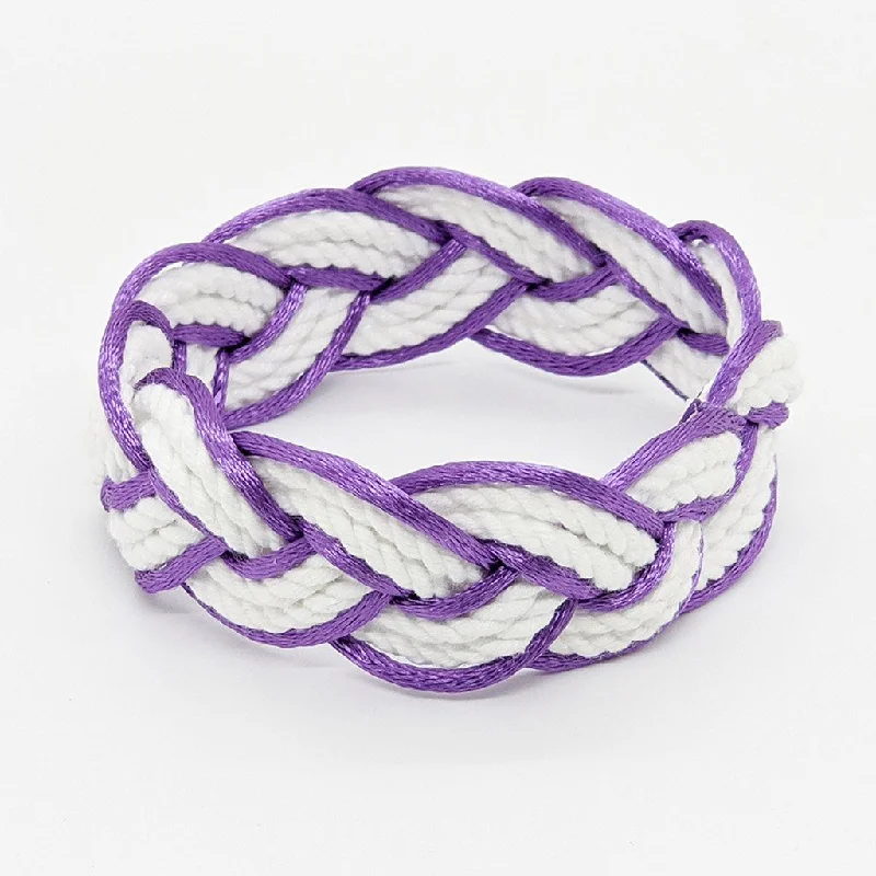 Purple Sailor Bracelet Satin Outline