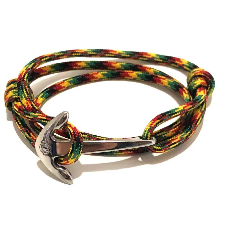 Rasta Adjustable Anchor Wrap Use as a Bracelet,Anklet,or Necklace 191