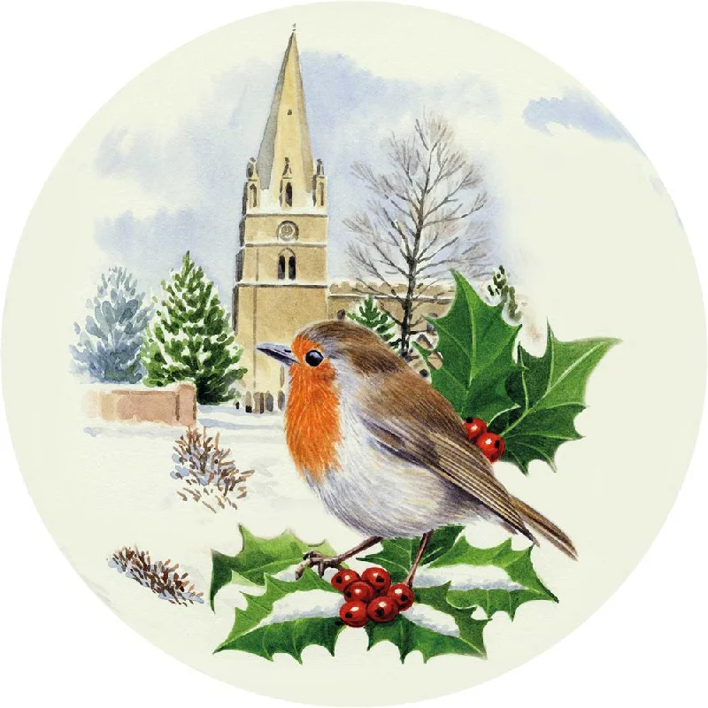 Robins 4" Decoupage German Christmas Balls by Nestler GmbH