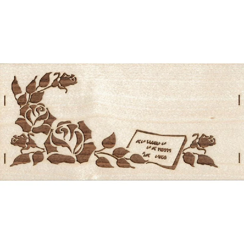 Roses Wood Card by Kuhnert GmbH