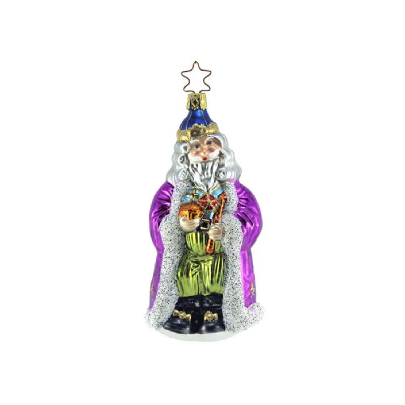 Royal Santa Ornament by Inge Glas of Germany