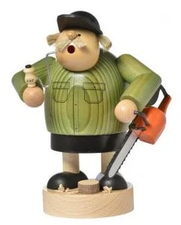 Lumberjack Smoker by KWO Kunstgewerbe-Werkstatten in Olbernhau