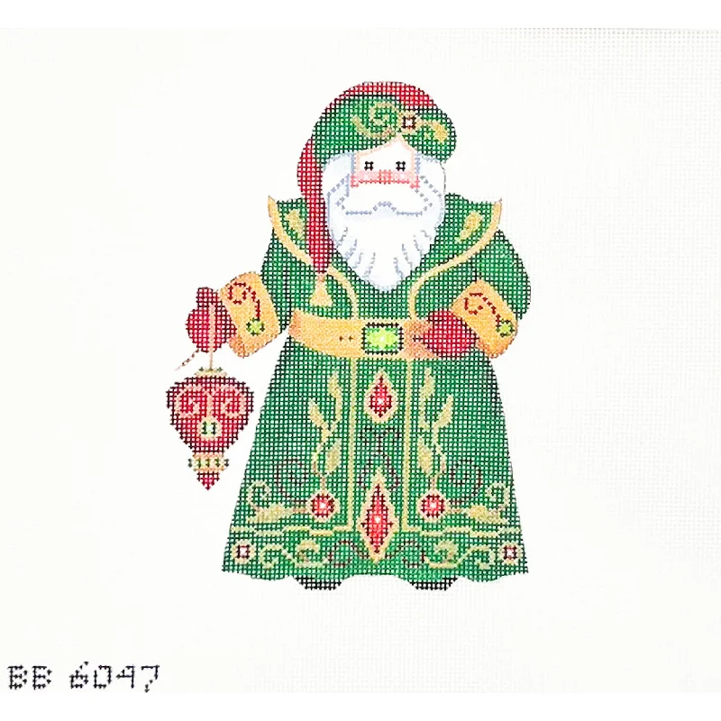 Santa with Green Coat