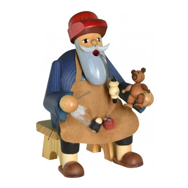 Sitting Teddy Bear Maker with Stool Incense Smoker by KWO