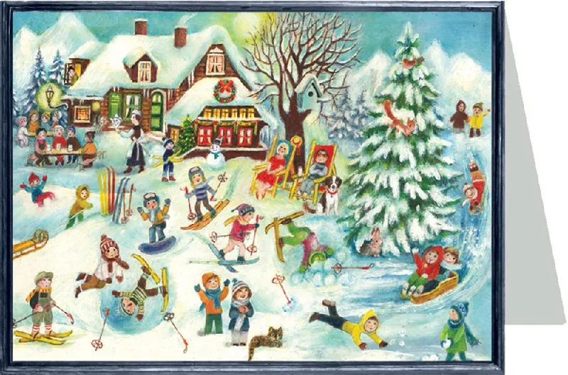 Ski Lodge Card by Richard Sellmer Verlag