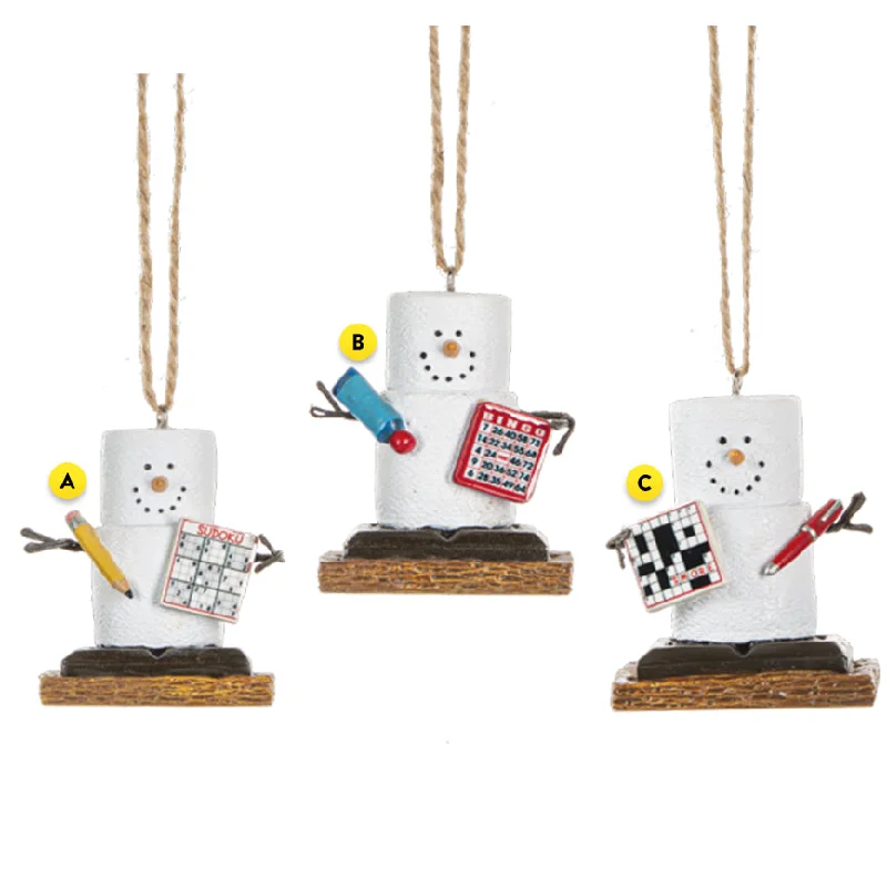 S'mores Game Night Ornaments