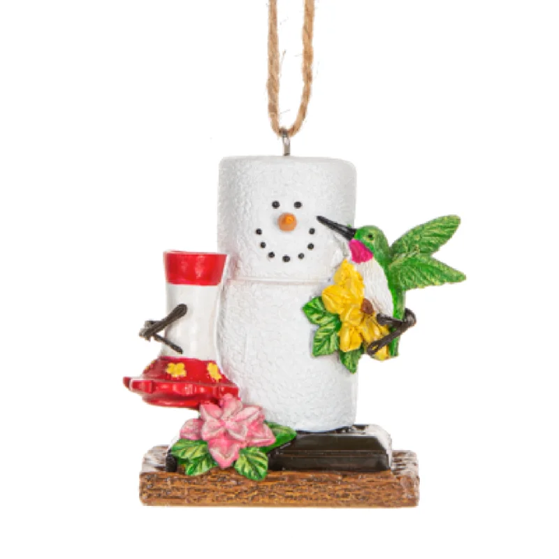 S'mores Hummingbird Ornament