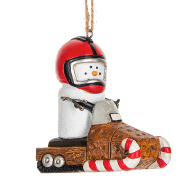 S'mores Snowmobile Ornament